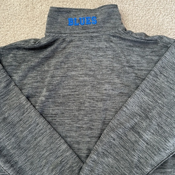 NHL St. Louis Blues Quarter Zip SZ S - Picture 3 of 3